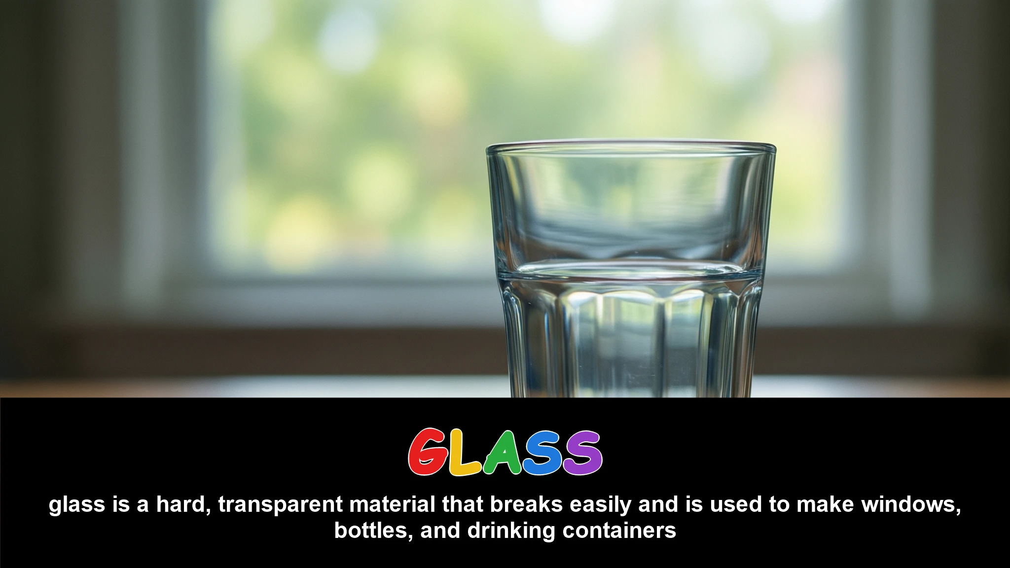 English Illustration for glass